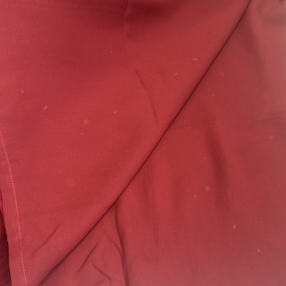 Dorothy Schoelen Platinum Women’s Size 14 Red Tie Dye Side Leg Split Skirt - Picture 11 of 11